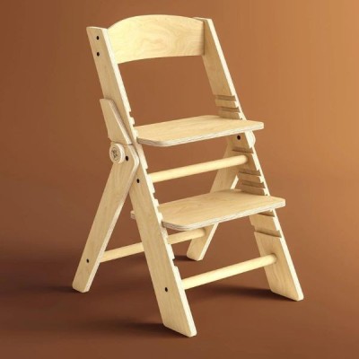 Silla de madera evolutiva infantil y plegable - Montessori Busykids