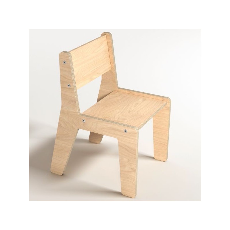 Silla de madera infantil Montessori Busykids