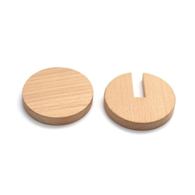 Discos de agarre y encaje Montessori de madera Labores Bella