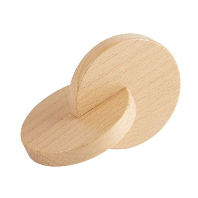 Discos de agarre y encaje Montessori de madera Labores Bella
