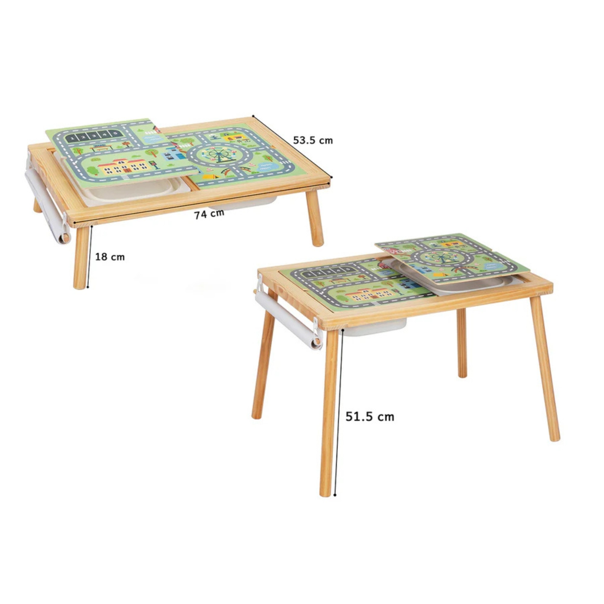 Mesa De Aprendizaje De Madera Mamabrum 10 En 1 – Juguete Educativo Con Animales Desde 3 Años