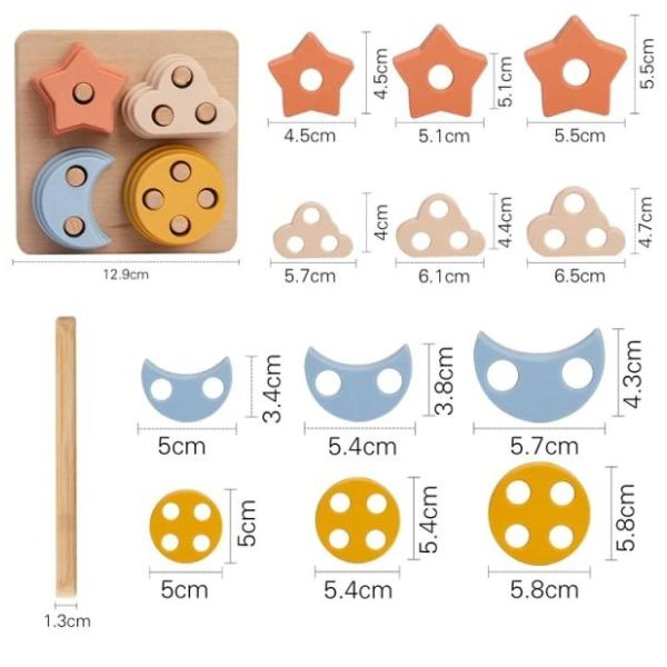 Soft building blocks - numbers, animals, shapes and textures