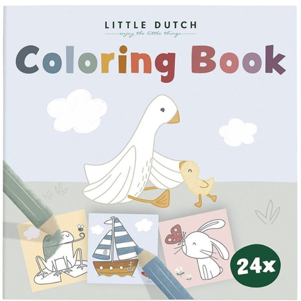Libro para colorear Little Dutch con 24 imágenes preciosas