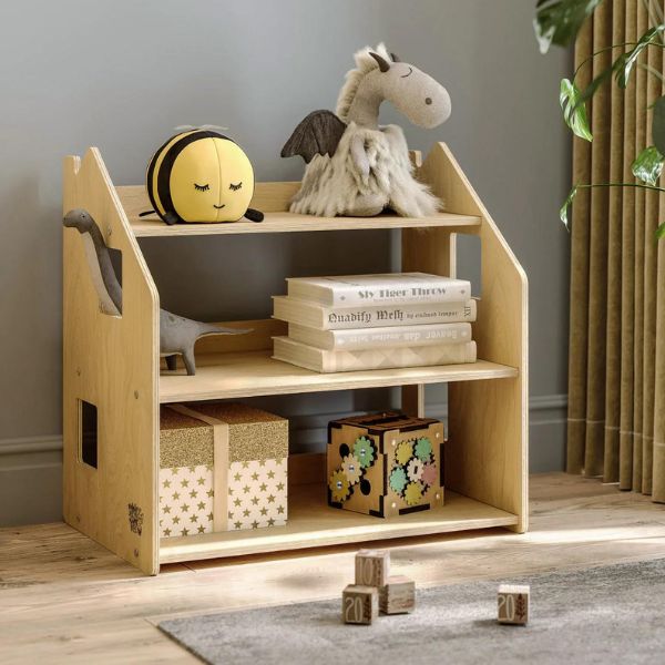 Estantería para juguetes de madera infantil Montessori