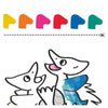 Kit OMY de pintura infantil para colorear 3-7 años con pincel y acuarelas