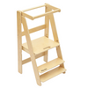 Torre de aprendizaje plegable de madera Montessori altura regulable