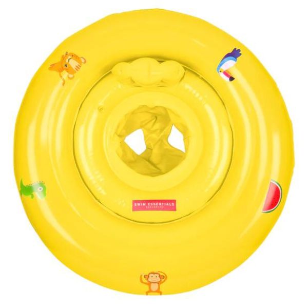 Sillita Flotador Amarillo para bebé sentado Swim Essentials para playa o piscina 0 a 1 año