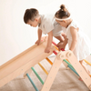 Cargar imagen en el visor de la galería, Set M con tobogán de Escalada Inclinable Infantil - obstáculos de madera