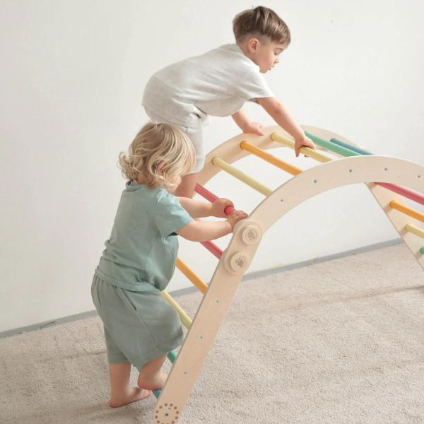 Set de obstáculos infantiles de madera