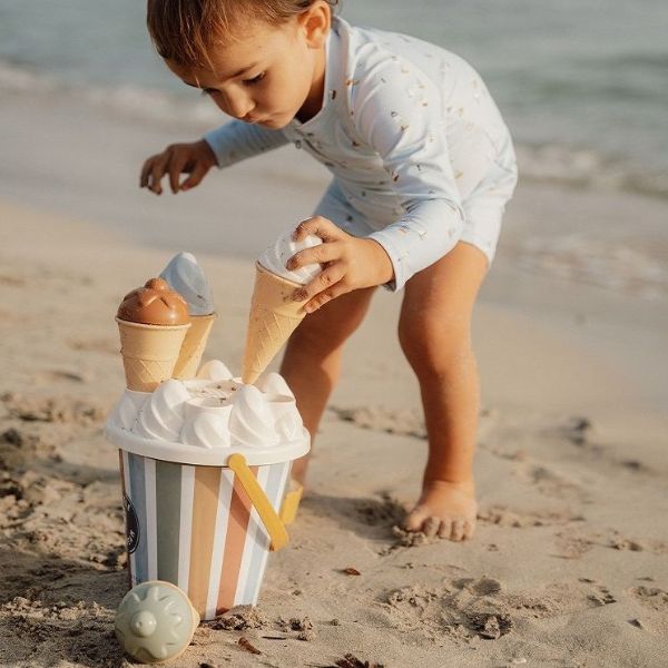 Set juguete infantil de playa helados Little Dutch
