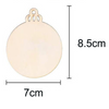 Bola de Navidad personalizada para tu Árbol - grabada en madera a láser