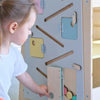Torre de aprendizaje, pizarra y escritorio Gigante multifuncional 5 en 1 - Juguete de madera Montessori infantil