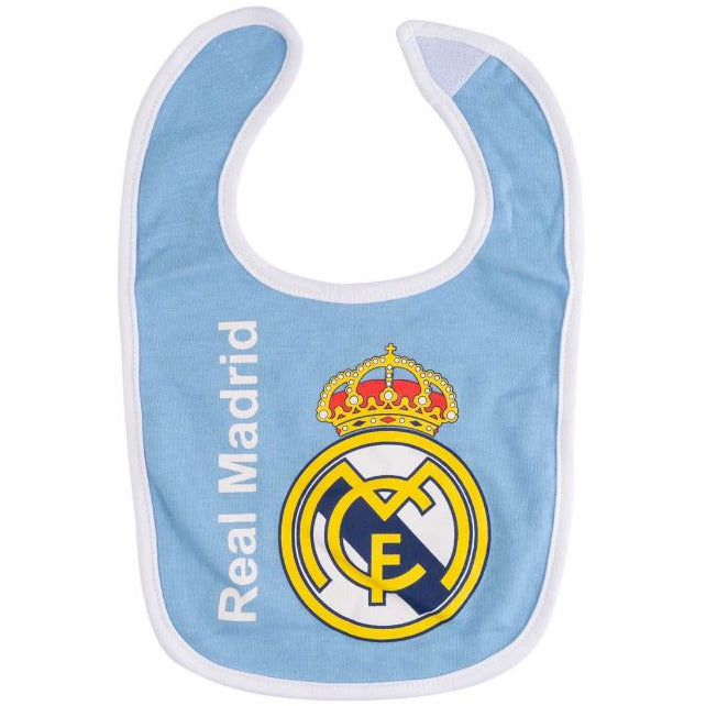 Un babero con el escudo del Real Madrid, un pastel de Carles Delclaux, Reddit, plástico, realismo, hiperrealista, élite.