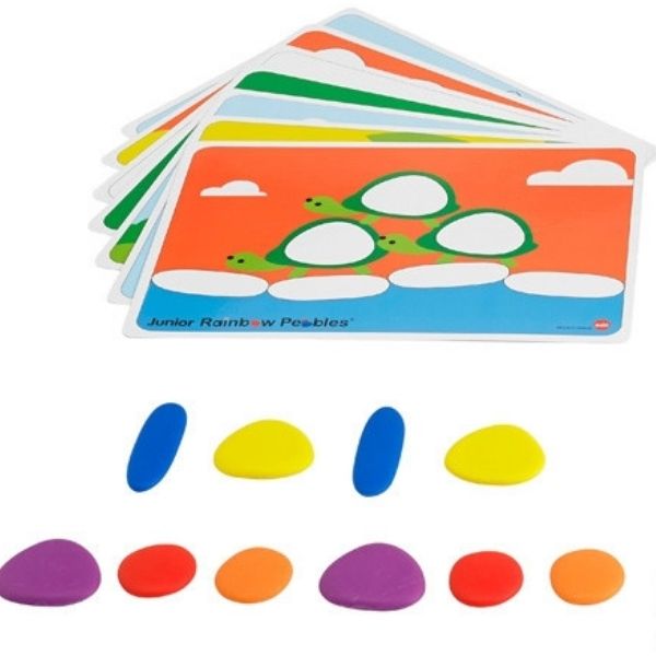 Un conjunto de cuatro tarjetas de diferentes colores con diferentes formas, un rompecabezas de Joan Miró, Shutterstock, Plasticien, patrón repetitivo, stockphoto, stock photo.