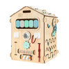 Laden Sie das Bild in den Galerie-Viewer, Una casa de juguete de madera con muchos elementos diferentes, un rompecabezas de Eden Box, presentado en dribble, constructivismo modular, adafruit, circuitos, greeble.