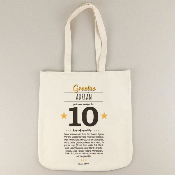Una bolsa de tela blanca con un anuncio de 10, una serigrafía de Griselda Allan, ganadora del concurso de Behance, plástica, Behance HD, Creative Commons Attribution, Adafruit.