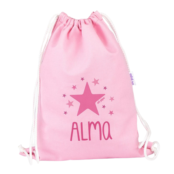 Una bolsa rosa con una estrella rosa encima, una renderización 3D por Luma Rouge, ganador del concurso de Pinterest, Letterism, #myportfolio, ganador de concurso, filmic.