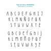 Un conjunto de letras y números con un fondo blanco, lineart de Verónica Ruiz de Velasco, Behance, Estilo Tipográfico Internacional, Behance HD, Stipple, Licencia de Atribución Creative Commons.