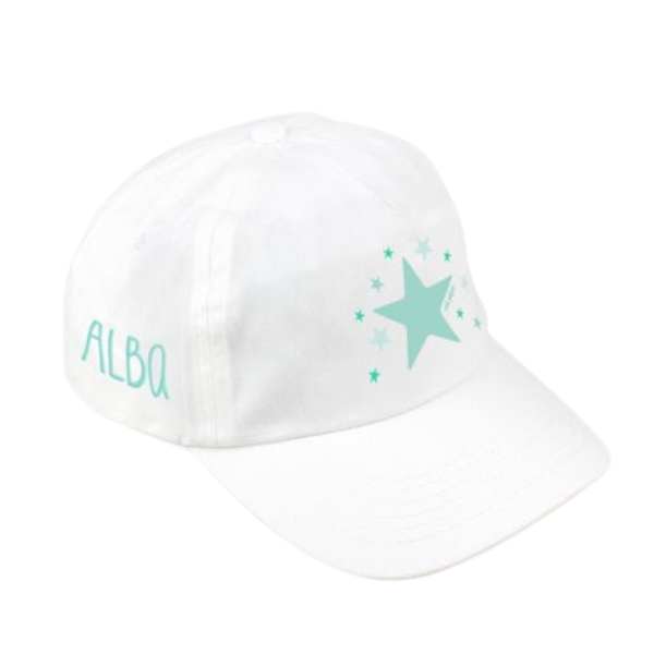 Un sombrero blanco con una estrella en él, una estampa de Makoto Aida, presentada en pixiv, bajo nivel, limpio, con estilo, vaporwave.