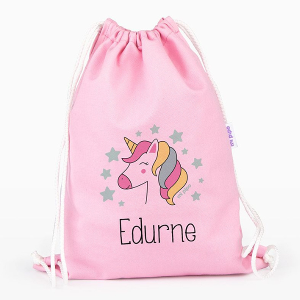 Una bolsa de dibujo rosada con un unicornio en ella, una ilustración de un libro de cuentos por Irene y Laurette Patten, ganador del concurso de Pinterest, movimiento de artesanías, #myportfolio, extremadamente género, adafruit.