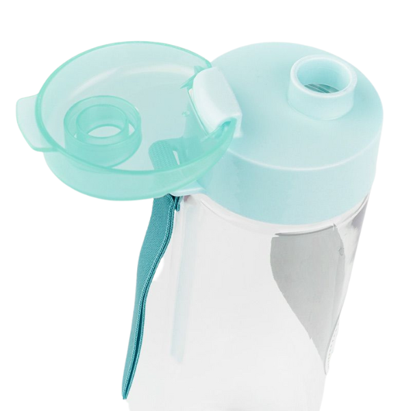 Una botella de agua con una tapa y un asa, una foto de stock de An Gyeon, ganador del concurso de tumblr, plástico, filtro sabattier, detalle ultrafino, foto de stock.