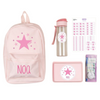 Una mochila rosa con estrellas rosas, gráficos informáticos por Nora Cundell, ganadora del concurso de Pinterest, escuela del noroeste, ganadora del concurso, estética de la era Y2K, #miPortafolio