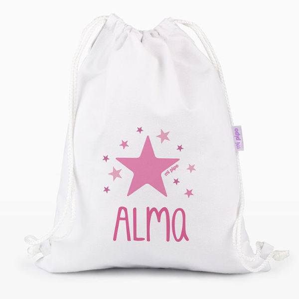Una bolsa blanca con una estrella rosa en ella, una pintura ultrafina detallada por Luma Rouge, ganador del concurso de Pinterest, Lyco Art, #myportfolio, filmic, ganador del concurso.