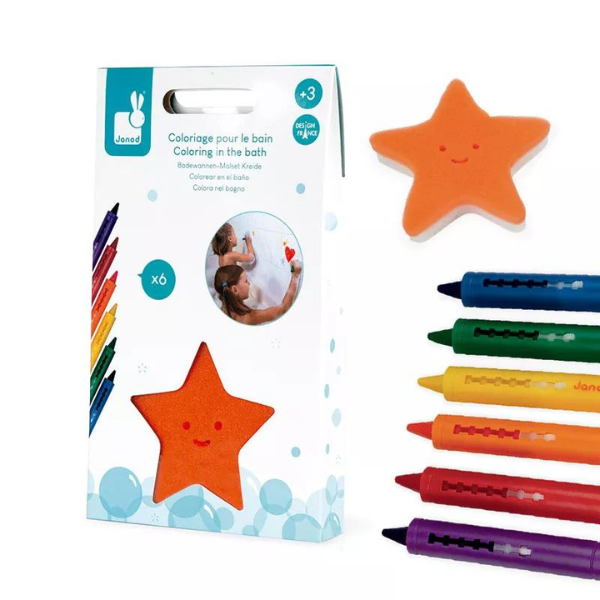 Un paquete de crayones y un borrador en forma de estrella, un dibujo de un niño por Coppo di Marcovaldo, ganador del concurso de Pinterest, pintura de acción, transferencia de tinta, hecho de caucho, hecho de plástico.
