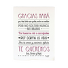 Una toalla blanca con palabras en español, un pastel de Manolo Millares, ganador del concurso de Pinterest, estilo tipográfico internacional, Behance HD, 4K, fotomontaje.
