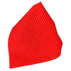 Load image into Gallery viewer, Una corbata roja con puntos blancos en ella, una representación informática de Yayoi Kusama, polycount, precisionismo, 3d, angulares, polycount.