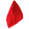 Una corbata de lunares rojos y blancos sobre un fondo blanco, una serigrafía de Corneille, salpicar, rococó, limpio, fotoilustración, 3D.